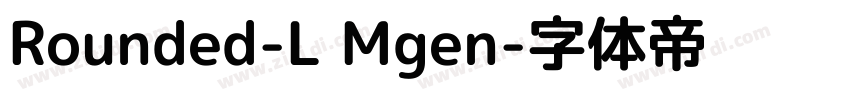 Rounded-L Mgen字体转换